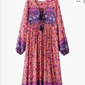 TOPSHOP boho dress